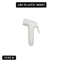 Douchette WC Blanche Pulvérisateur ABS ou Inox avec Flexible et Support Mural