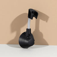 Support Douchette Ventouse Sans Perçage 120°, Blanc, Noir ou Argenté