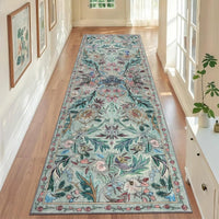 Tapis de Cuisine Long Floral Lavable Antidérapant, 5 Motifs