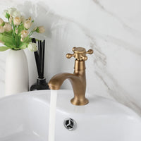 Robinet Lave-Main Eau Froide en Laiton, Antique ou Noir