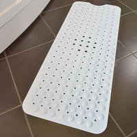 Tapis de Baignoire Antidérapant à Ventouses et Trous de Drainage, 3 Tailles
