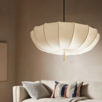 Suspension Cuisine en Tissu Crème Wabi-Sabi, Ø 40, 50, 60 ou 80 cm