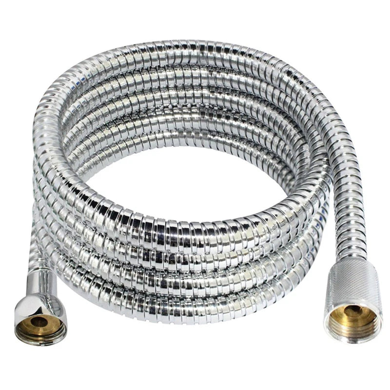 Flexible de Douche Argenté Anti-Fuite 120-150 cm