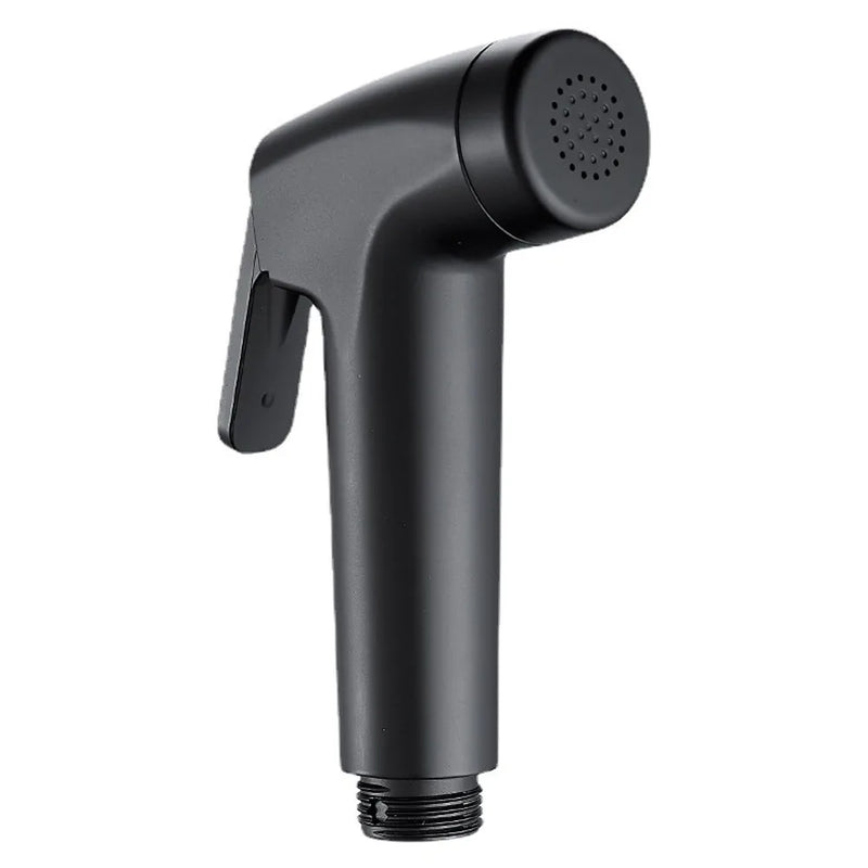 Douchette WC Noire à Gâchette, Seule ou en Kit avec Flexible et Support