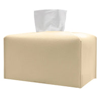 Housse Boîte à Mouchoirs Rectangulaire en Simili Cuir, 24 cm, 7 Coloris
