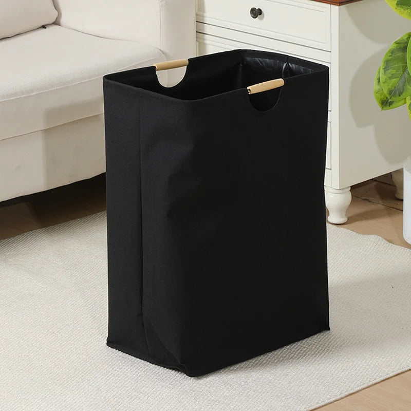 Panier à Linge Pliable en Lin avec Poignées 3 Tailles