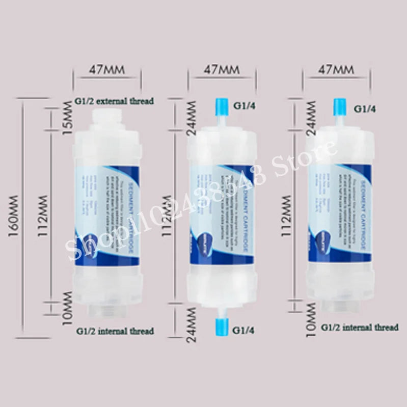 Filtre à Eau Sédiments pour Bidet, 10 Microns, 1 ou 3 Pièces