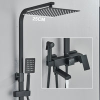 Colonne de Douche Laiton Bain-Douche, Pommeau Pluie 20 à 30 cm