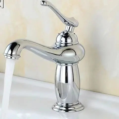 Robinet Lavabo Rétro Laiton Bronze Antique