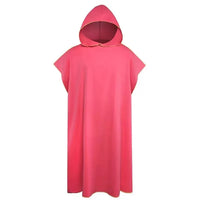 Peignoir Poncho de Bain Adulte à Capuche, Microfibre Séchage Rapide