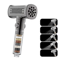 Pommeau de Douche 5 Modes à Billes Minérales, Accessoires à la Pièce