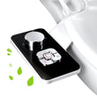 Bidet WC Non Électrique Ultra-Fin 5 mm Noir et Chromé Eau Froide