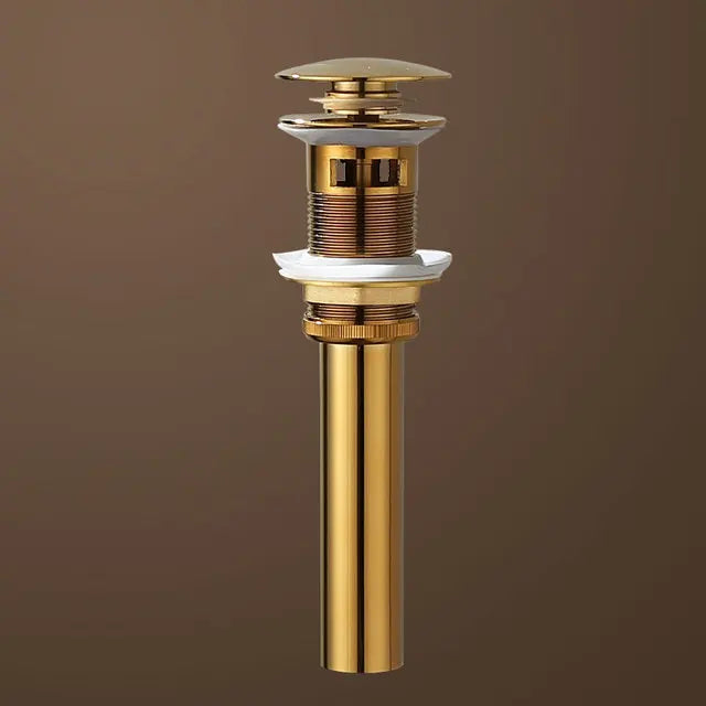 Siphon Bouteille Laiton et Bonde Pop-Up à la Pièce, 5 Finitions