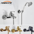 Colonne de Douche Classique Laiton Douchette Main Baignoire