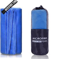 Serviette de Bain Microfibre Séchage Rapide avec Pochette, 4 Tailles