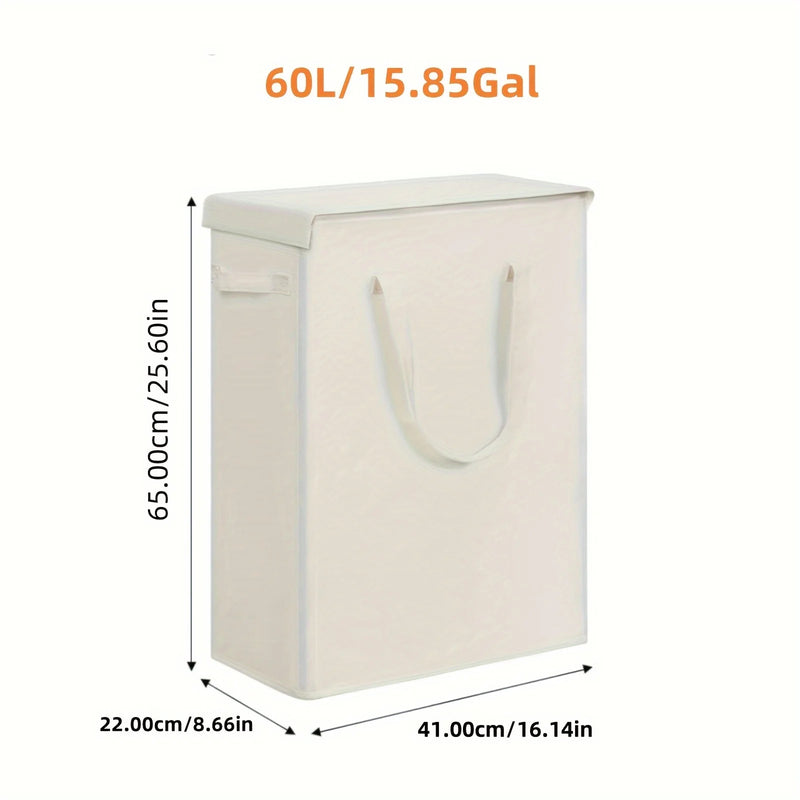 Panier à Linge sur Roulettes Couvercle 42 à 85 L