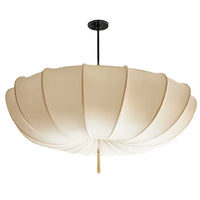 Suspension Cuisine en Tissu Crème Wabi-Sabi, Ø 40, 50, 60 ou 80 cm