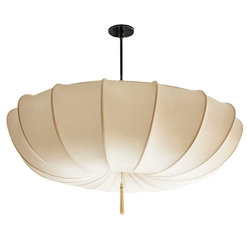 Suspension Cuisine en Tissu Crème Wabi-Sabi, Ø 40, 50, 60 ou 80 cm
