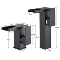 Mitigeur Lavabo Cascade LED Couleur Changeante