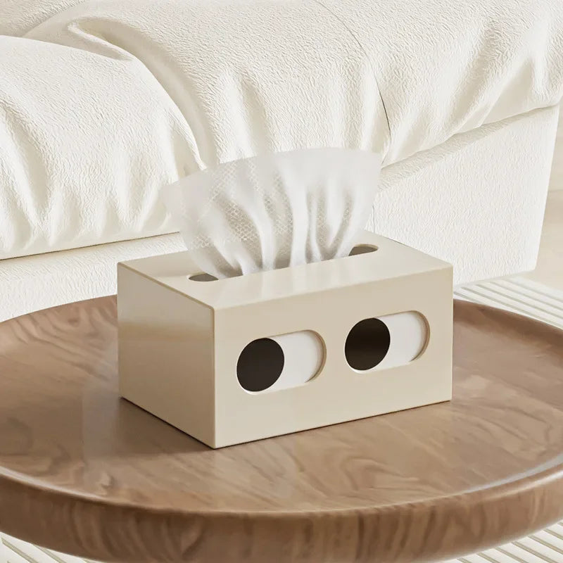 Boîte à Mouchoirs Design Yeux Ludiques Rectangulaire 18 x 12 cm