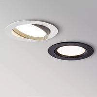Spot LED Encastrable Cuisine Orientable COB, Blanc, Argent ou Noir, 5 à 12 W