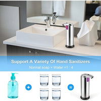 Distributeur de Savon Automatique Inox 300 ml Sans Contact à Piles
