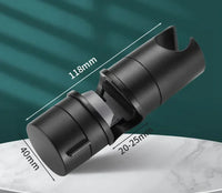 Support Douchette Coulissant ABS pour Barre 20-25 mm, 4 Finitions