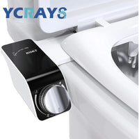 Bidet Non Électrique pour WC, Double Buse Autonettoyante, Eau Froide ou Chaude
