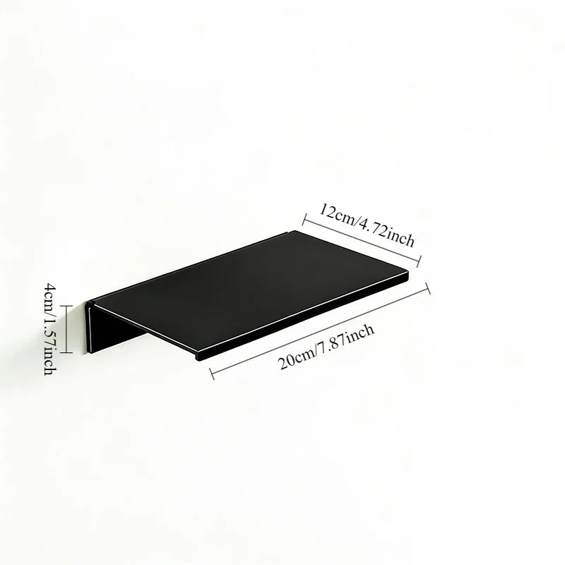 Étagère Murale Flottante en Métal Sans Perçage 40 cm