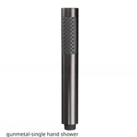 Pommeau de Douche Cylindrique Inox, 9 Finitions, Seul ou avec Flexible