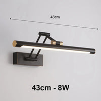 Applique Salle de Bain LED Tactile Variateur 43 et 55 cm