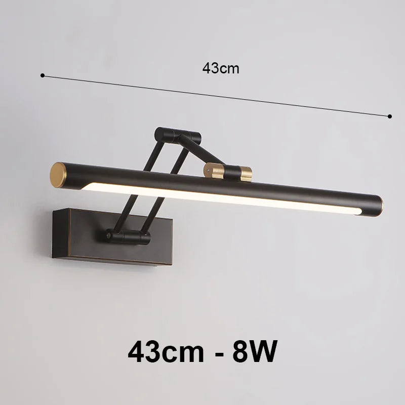 Applique Salle de Bain LED Tactile Variateur 43 et 55 cm