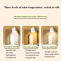 Lampe de Table Sans Fil Rechargeable Tactile avec Télécommande, Magnétique