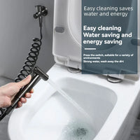 Douchette WC Bidet Portable Chromée Trou Unique