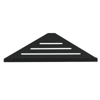 Étagère de Douche d'Angle Inox Noir ou Argent 31 x 21 cm