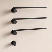 Sèche-Serviette Électrique Encastré 3 ou 4 Barres Rotatives Inox 50 cm
