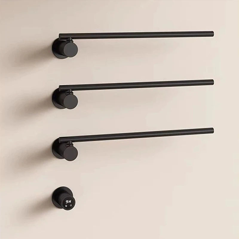 Sèche-Serviette Électrique Encastré 3 ou 4 Barres Rotatives Inox 50 cm