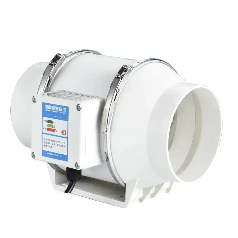 Extracteur d'Air en Ligne Silencieux, 120 à 540 m³/h, Salle de Bain