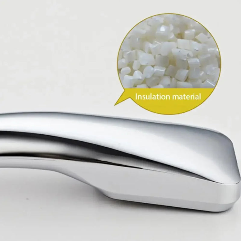 Pommeau de Douche Haute Pression 300 Trous Économie d'Eau, Chromé 21 cm