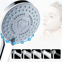 Pommeau de Douche Portable avec Flexible Inox 1,5 m