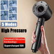 Pommeau de Douche Filtrant 5 Modes, 4 Coloris, Accessoires à la Pièce