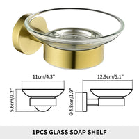 Accessoires Salle de Bain Inox Doré ou Chromé à Choisir