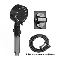 Pommeau de Douche Filtrant à 10 Modes Haute Pression, Noir ou Blanc