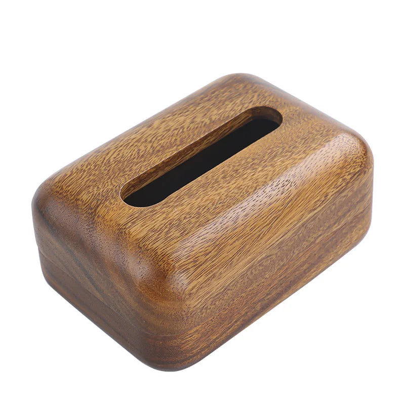 Boîte à Mouchoirs en Bois, 4 Modèles dont Fond Coulissant et Rangement