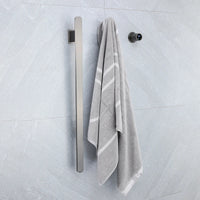 Sèche-Serviette Électrique Mural Vertical 1 à 3 Barres Plates Inox 84 cm
