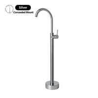 Robinet Baignoire Îlot sur Pied Monocommande, 109 cm, 5 Finitions