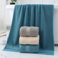 Serviette de Bain Coton Filé à l'Anneau 70 x 140 cm