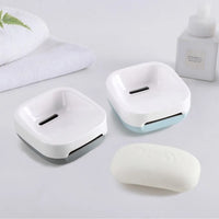 Porte-Brosse à Dents, Gobelet et Porte-Savon Blanc à la Pièce