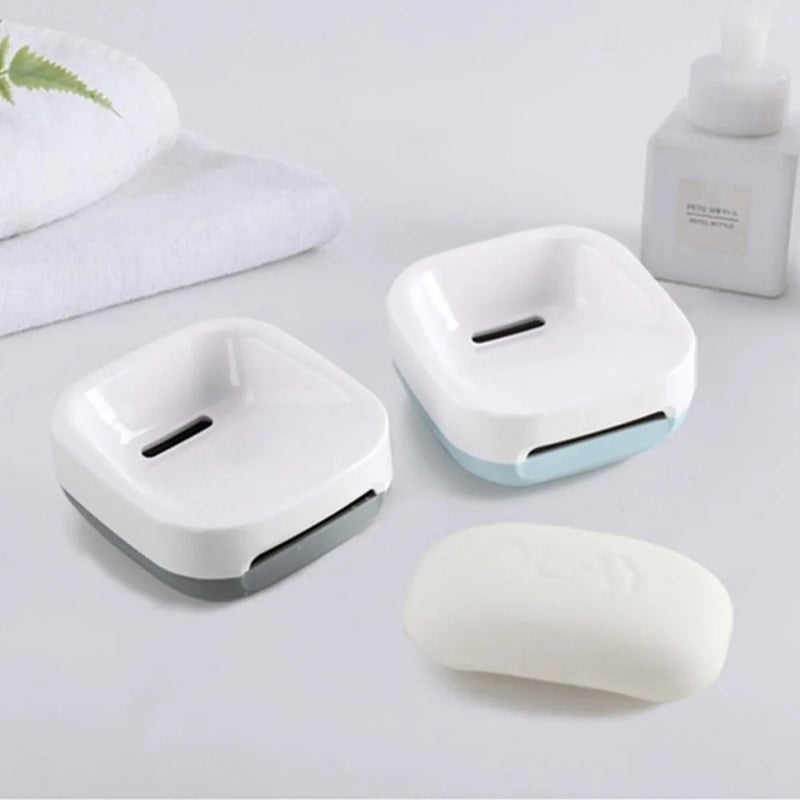 Porte-Brosse à Dents, Gobelet et Porte-Savon Blanc à la Pièce