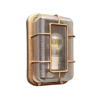 Plafonnier Cuisine Rétro Industriel Bronze avec Cage Métallique, Douille E27